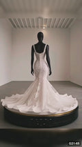 G21-065 Marfil Sirena Vestido de novia Principal Clean Frame