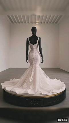 G21-065 Marfil Sirena Vestido de novia Principal Clean Frame