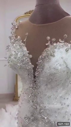 G21-122 Marfil Vestido princesa Vestido de novia Principal Clean Frame