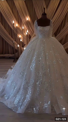 G21-123 Marfil Vestido princesa Vestido de novia Principal Clean Frame