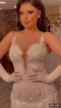 G21-126 Marfil Sirena Vestido de novia Principal Clean Frame