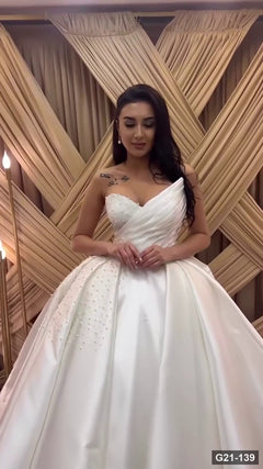 G21-139 Marfil Vestido princesa Vestido de novia Principal Clean Frame