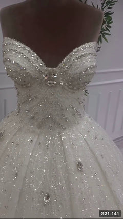 G21-141 Marfil Vestido princesa Vestido de novia Principal Clean Frame