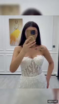 G21-147 Marfil Vestido princesa Vestido de novia Principal Clean Frame