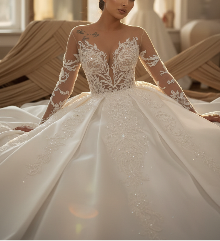 G21-22 Cristal Sparkling Vestido princesa