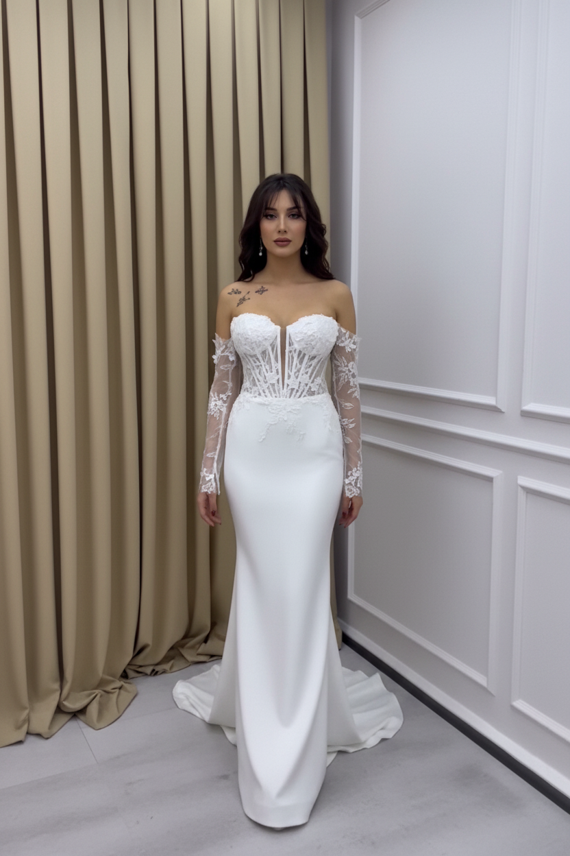 G21-41 Sirena Vestido de novia